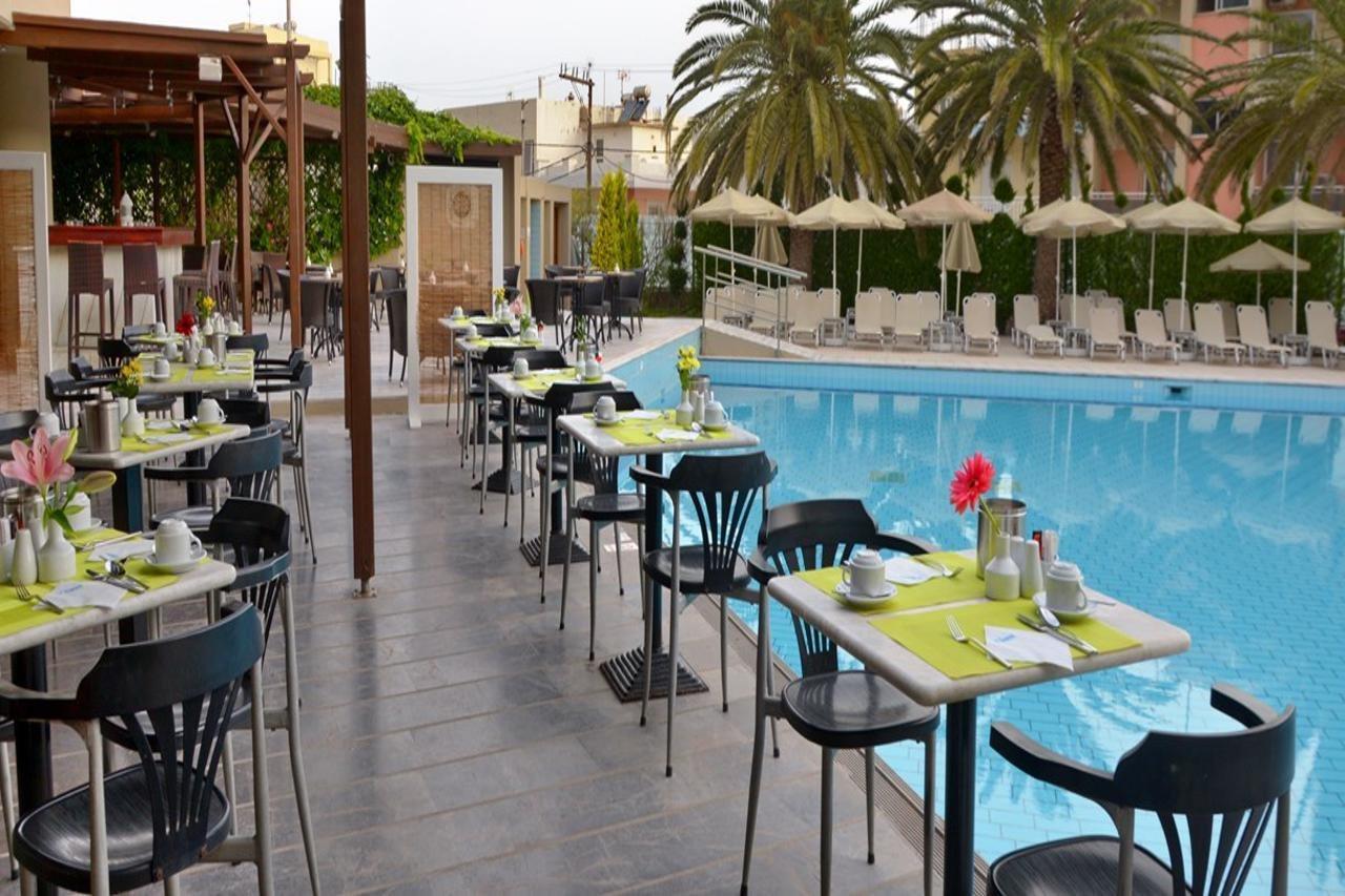 Minos Hotel Rethymno  Bagian luar foto